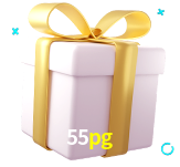 Receba seus bônus de boas-vindas no 55pg