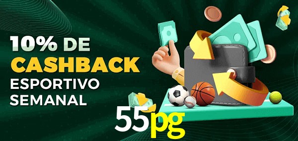 10% de bônus de cashback na 55pg